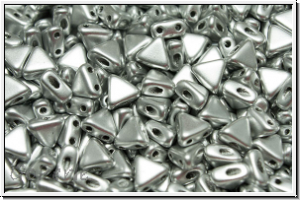 KHEOPS� PAR PUCA�, 6x5mm, silver, met., satin, 50 Stk.