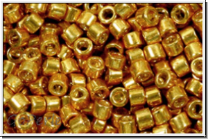 DBL1832, MIYUKI Delica, 08/0, gold, galv., duracoat, 5g