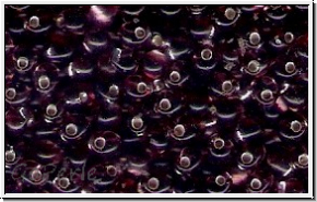 DPS-0013, Miyuki Tropfen 2,8 mm, dk. amethyst, silver-lined, 5 g