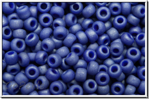 RR-11-2075, MIYUKI Rocailles, 11/0, cobalt, op., matte, 10g