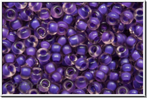 RR-11-1932, MIYUKI Rocailles, 11/0, amethyst, lt., trans., amethyst-ld., semi matte, 10g