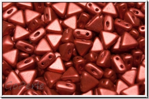 KHEOPS� PAR PUCA�, 6x5mm, lava red, met., satin, 50 Stk.