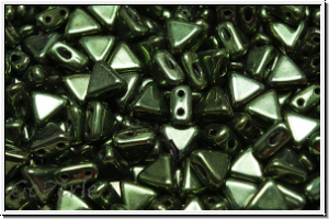 KHEOPS� PAR PUCA�, 6x5mm, green, met., 50 Stk.