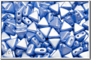 KHEOPS� PAR PUCA�, 6x5mm, white, alabaster, sapphire pastel, 50 Stk.