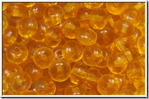 b�hm. Schliffperle, Donut, 3x5mm, topaz, lt., trans., 30 Stk.