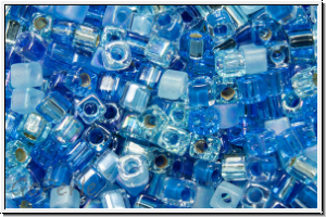 SBS-18-MIX-03, MIYUKI Squares, 1,8mm, "Blueberry Pie", 5g