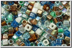 SBS-18-MIX-06, MIYUKI Squares, 1,8mm, "Surf and Sand", 5g