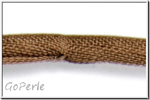 Habotai Seidenband, braun, 3 mm, L�nge 110 cm, 1 Stk.