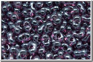 Farfalle Perlen, 4x2mm, amethyst, trans., luster, 10 g
