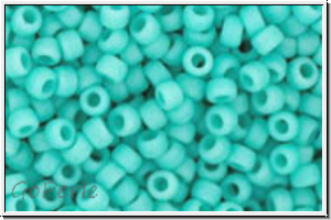 R-11-0055f, TOHO Rocailles, 11/0, turquoise, op., matte, 10g