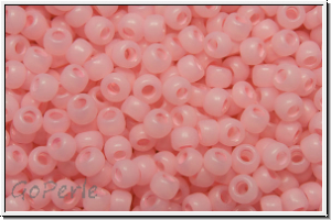 R-11-0145f, TOHO Rocailles, 11/0, pink, innocent, ceylon, matte, 10g