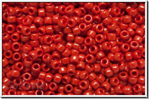 R-15-0045, TOHO Rocailles, 15/0, red, pepper, op., 5g