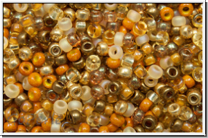 RR-15-Mix-50, MIYUKI Rocailles, 15/0, Mix "Gold Medley", 5g
