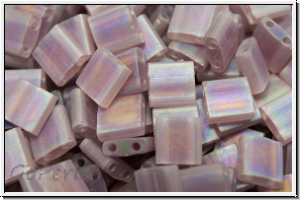 TL-0142fr, MIYUKI Tila Beads, amethyst, trans., matte, AB, 60 Stk.