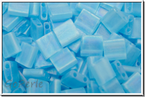 TL-0148fr, MIYUKI Tila Beads, aqua, trans., matte, AB, 60 Stk.