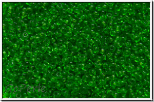 b�hm. Rocailles, 16/0, green, trans., 5g