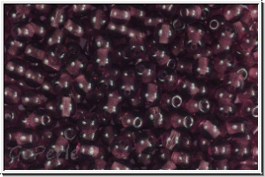 b�hm. Glasperle, rund, 4mm, amethyst, trans., 50 Stk.