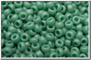 RR-11-2028, MIYUKI Rocailles, 11/0, seafoam, op., luster, matte, 10g