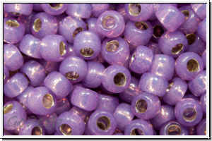R-08-2108, TOHO Rocailles, 08/0, amethyst, opal, silver-ld., 10g