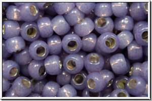 R-08-2124, TOHO Rocailles, 08/0, lavender, opal, silver-ld., 10g