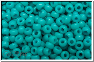 RR-11-2050, MIYUKI Rocailles, 11/0, bright turquoise (dyed), op., 10g