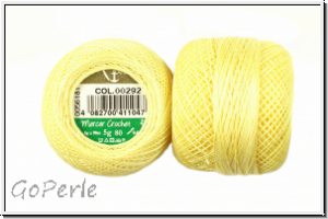 Spitzen-H�kelgarn ANCHOR, Baumwolle, St�rke 80, Farbe 0292, gelb, 5g