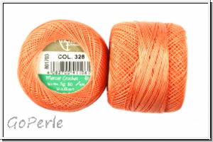 Spitzen-H�kelgarn ANCHOR, Baumwolle, St�rke 80, Farbe 0328, orange, 5g