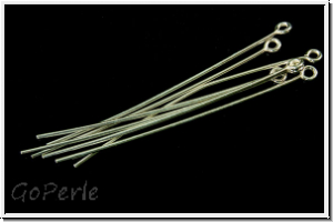 Kettel-/�senstifte, 50/0,8mm, silberfb., 925er Silber, 1 Stk.