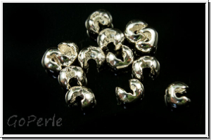 Kaschierperlen, "Crimp Cover", 4mm, silberfb., 925er Silber, 1 Stk.