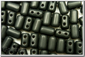 RUL-23980-84110, Rulla Beads, 3x5mm, black, op., matte, 100 Stk. (ca. 11 g)