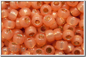 R-08-2112, TOHO Rocailles, 08/0, salmon, opal, silver-ld., 10g