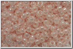 R-11-0145l, TOHO Rocailles, 11/0, soft pink, ceylon, 10g