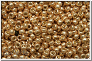 RR-15-4204, MIYUKI Rocailles, 15/0, champagne, galv., met., duracoat, 5g
