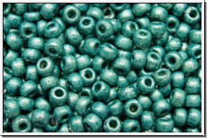 RR-11-4217f, MIYUKI Rocailles, 11/0, seafoam, galv., duracoat, matte, 5g