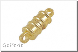 Magnetverschluss, S�ule, 17x6mm, goldfb., Messing, 1 Stk.
