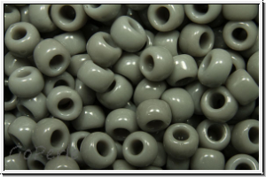 R-08-0053d, TOHO Rocailles, 08/0, grey, dk., op., 10g