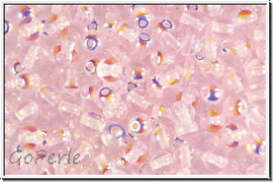 b�hm. Glasperle, rund, 4mm, rosaline, trans., AB, 50 Stk.