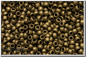 R-15-0221f, TOHO Rocailles, 15/0, bronze, met., matte, 5g