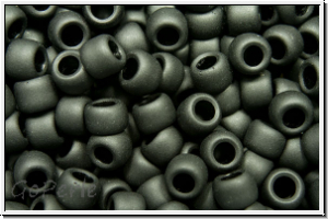 R-08-0049f, TOHO Rocailles, 08/0, black, op., matte, 10g