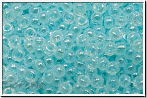 RR-11-0522, MIYUKI Rocailles, 11/0, blue, pale, ceylon, 10g