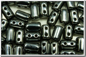 RUL-23980-14400, Rulla Beads, 3x5mm, hematite, metallic, 100 Stk. (ca. 11 g)