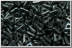 Tri-Beads, 4mm, hematite, met., 100 Stk.