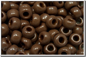 RR-06-0409, MIYUKI Rocailles, 06/0, brown, op., 10g