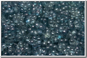 Bl�ten "Forget-Me-Not", 5,5x2mm, crystal, trans., montana luster, 50 Stk.