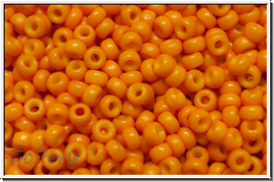 RR-11-4454, MIYUKI Rocailles, 11/0, kumquat, op., dyed duracoat, 10g