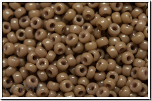 RR-11-4455, MIYUKI Rocailles, 11/0, beige, op., dyed duracoat, 10g