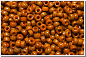 RR-11-4459, MIYUKI Rocailles, 11/0, sienna, op., dyed duracoat, 10g