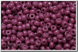 RR-11-4468, MIYUKI Rocailles, 11/0, pansy, op., dyed duracoat, 10g
