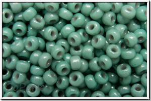 RR-11-4481, MIYUKI Rocailles, 11/0, eucalyptus, op., dyed duracoat, 10g