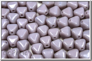 b�hm. Glasperle, Bicone, 6mm, lavender, op., 30 Stk.